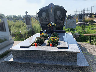 Пам'ятник з граніту подвійний ціна Івано-Франківськ