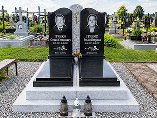 Пам'ятник з крихти подвійний ціна Івано-Франківськ