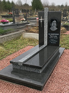 Пам'ятник європейський одинарний Європейський пам'ятник з граніту виготовлення